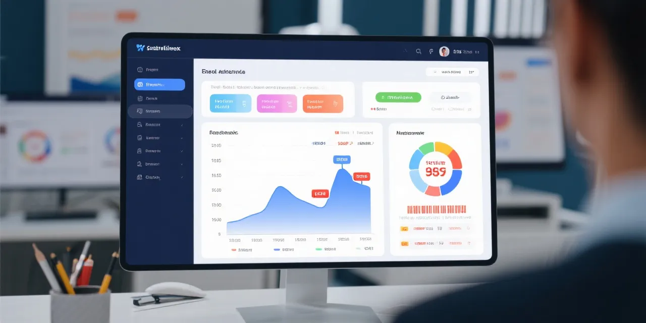 趋势图表可视化示意